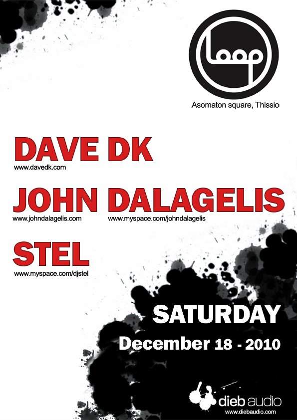 John Dalagelis, Stel & Special Guest Dave Dk - Página frontal