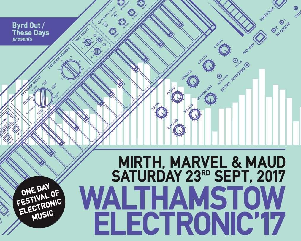 Walthamstow Electronic 2017 (Feat. Leftfield DJ set + more!) - フライヤー表