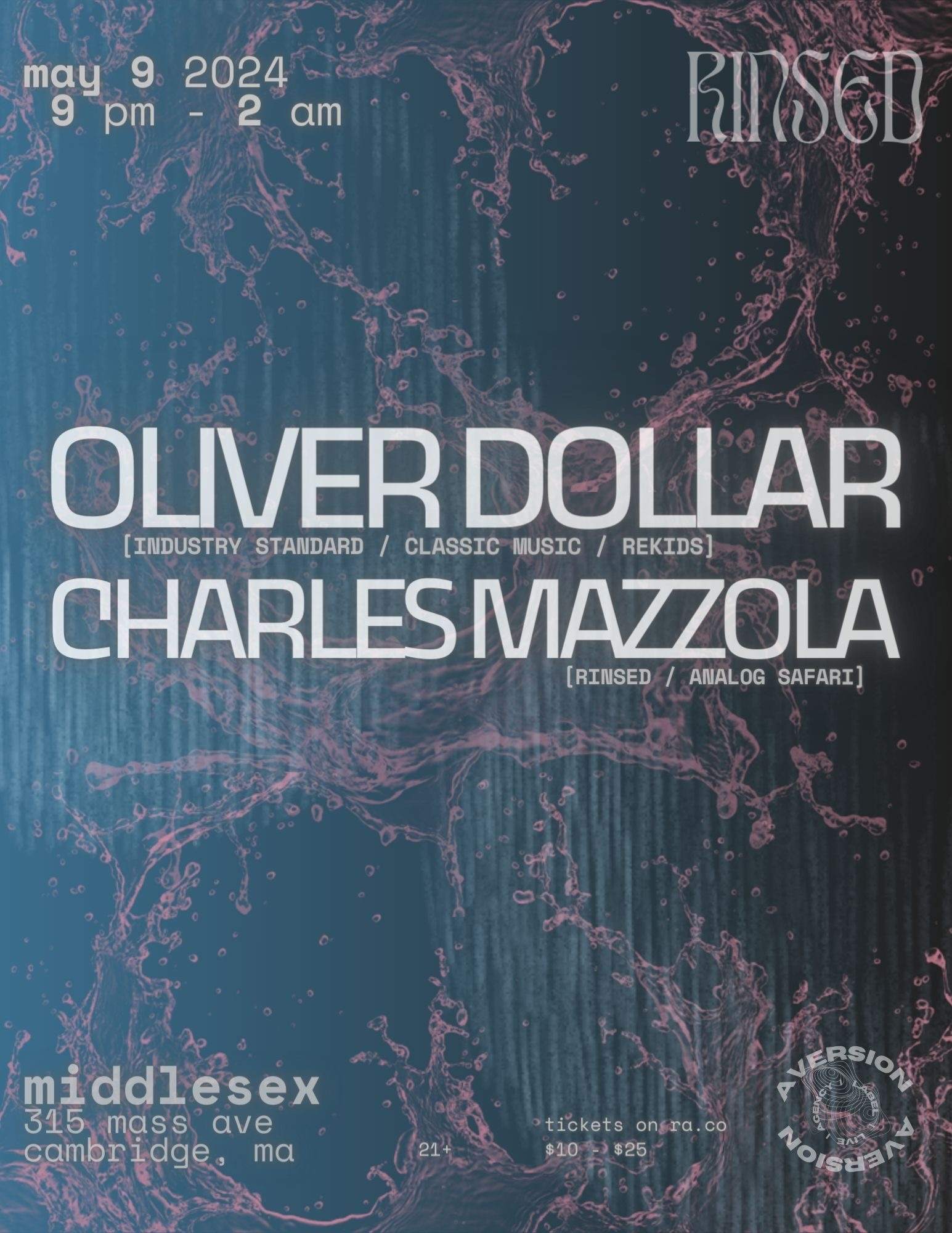 [Aversion] RINSED: Oliver Dollar - Charles Mazzola - Página frontal