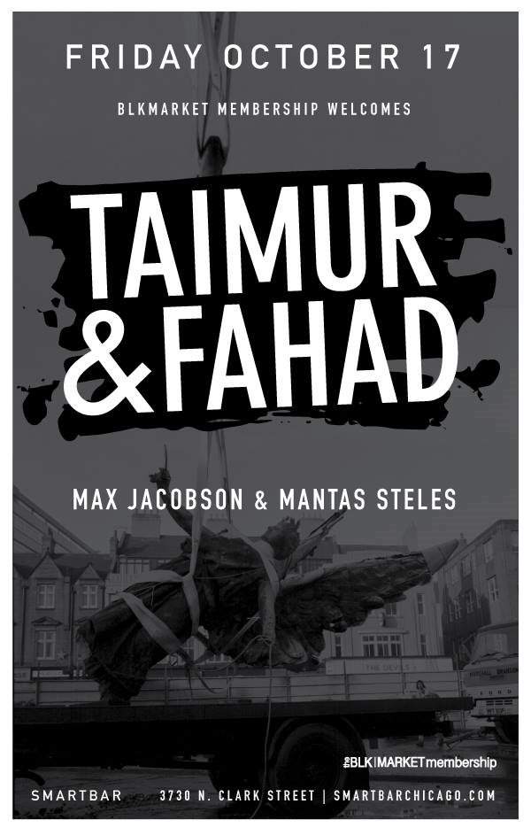 Blkmarket Membership Chicago Edition with Taimur & Fahad - Max Jacobson & Mantas Steles - Página frontal
