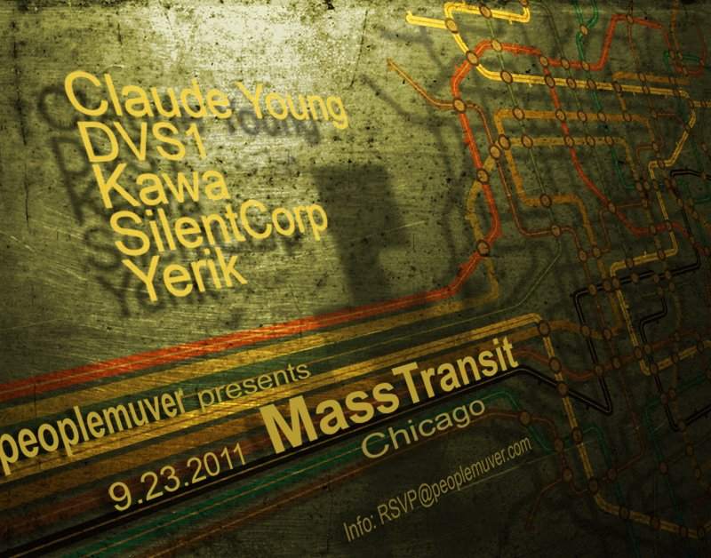 Mass Transit W Claude Young, Dvs1, Kawa - フライヤー表