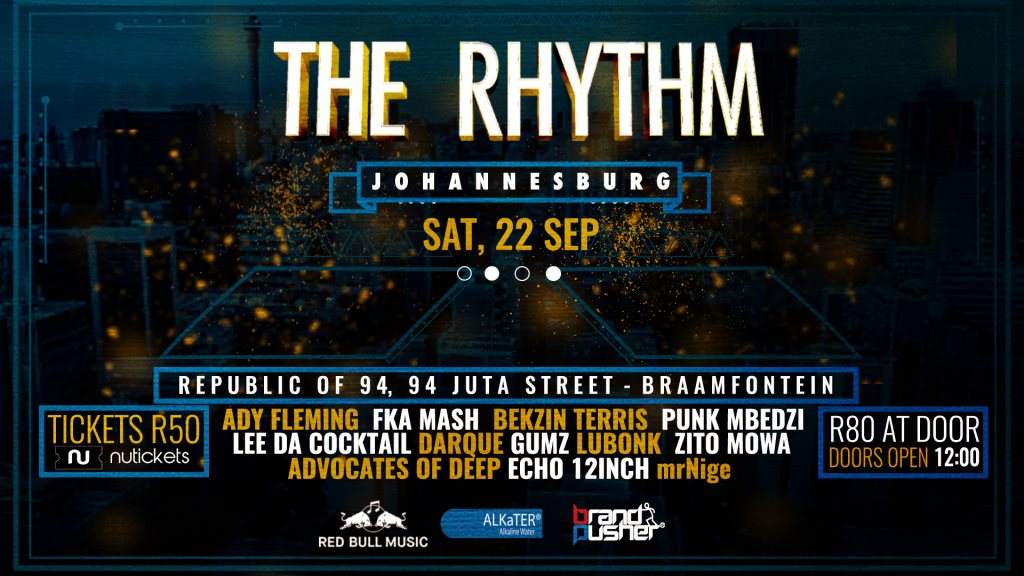 The Rhythm Johannesburg - フライヤー表
