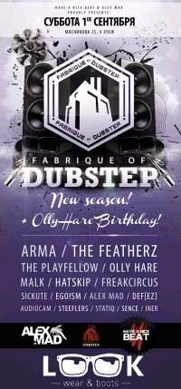 Fabrique OF Dubstep Olly Hare B-DAY - Página frontal