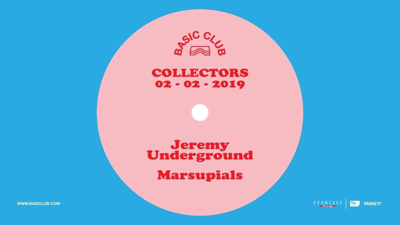 Collectors with Jeremy Underground - フライヤー表