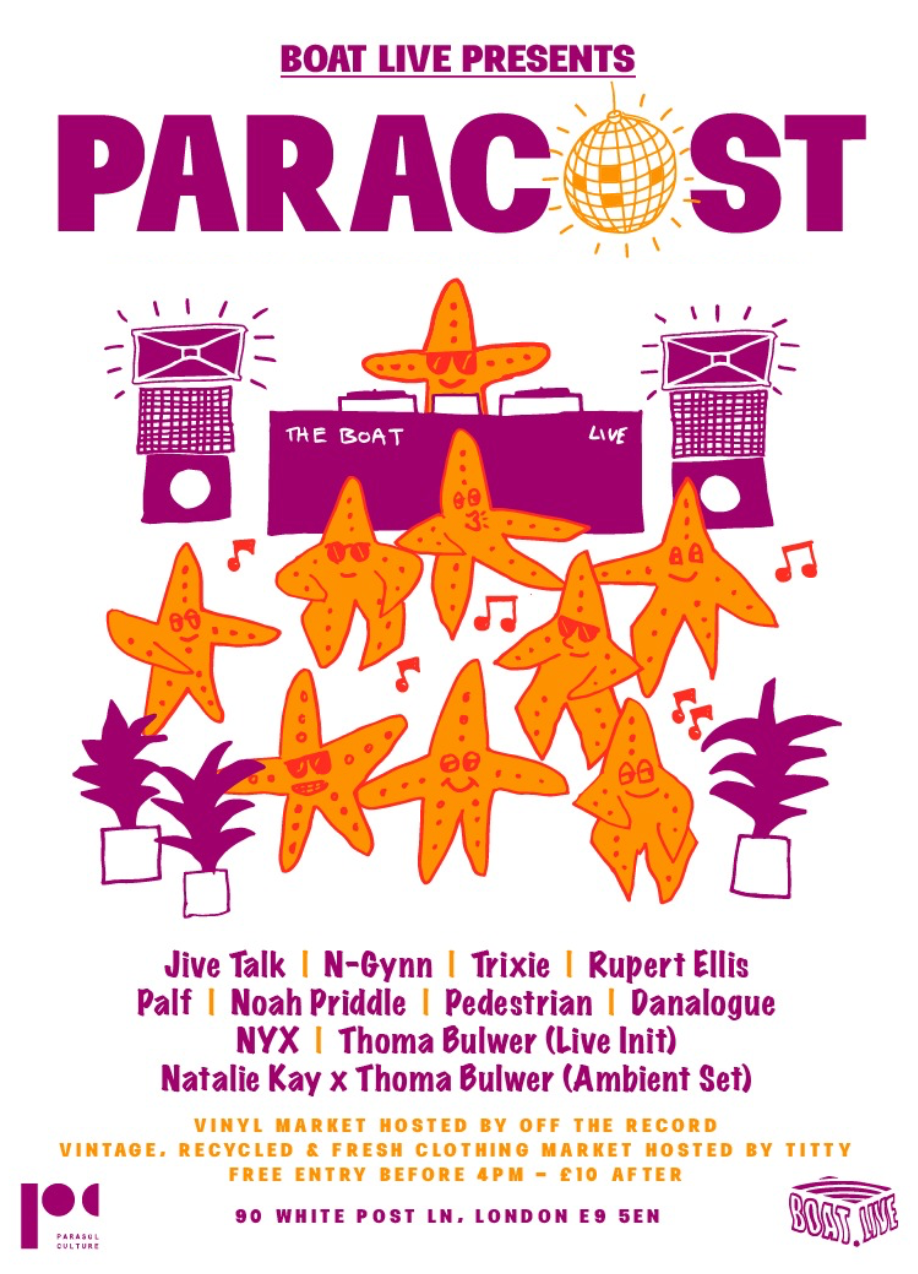 Boat Live presents Paracast - フライヤー表