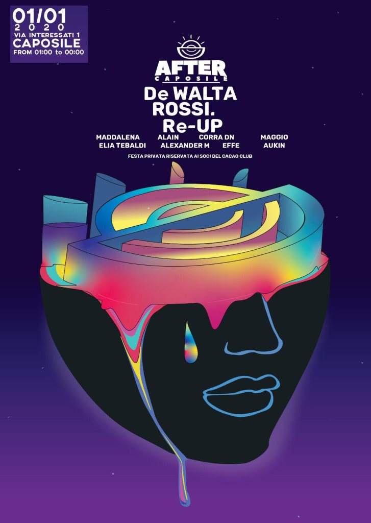 NYE After Caposile with De Walta Rossi Re-UP - フライヤー表