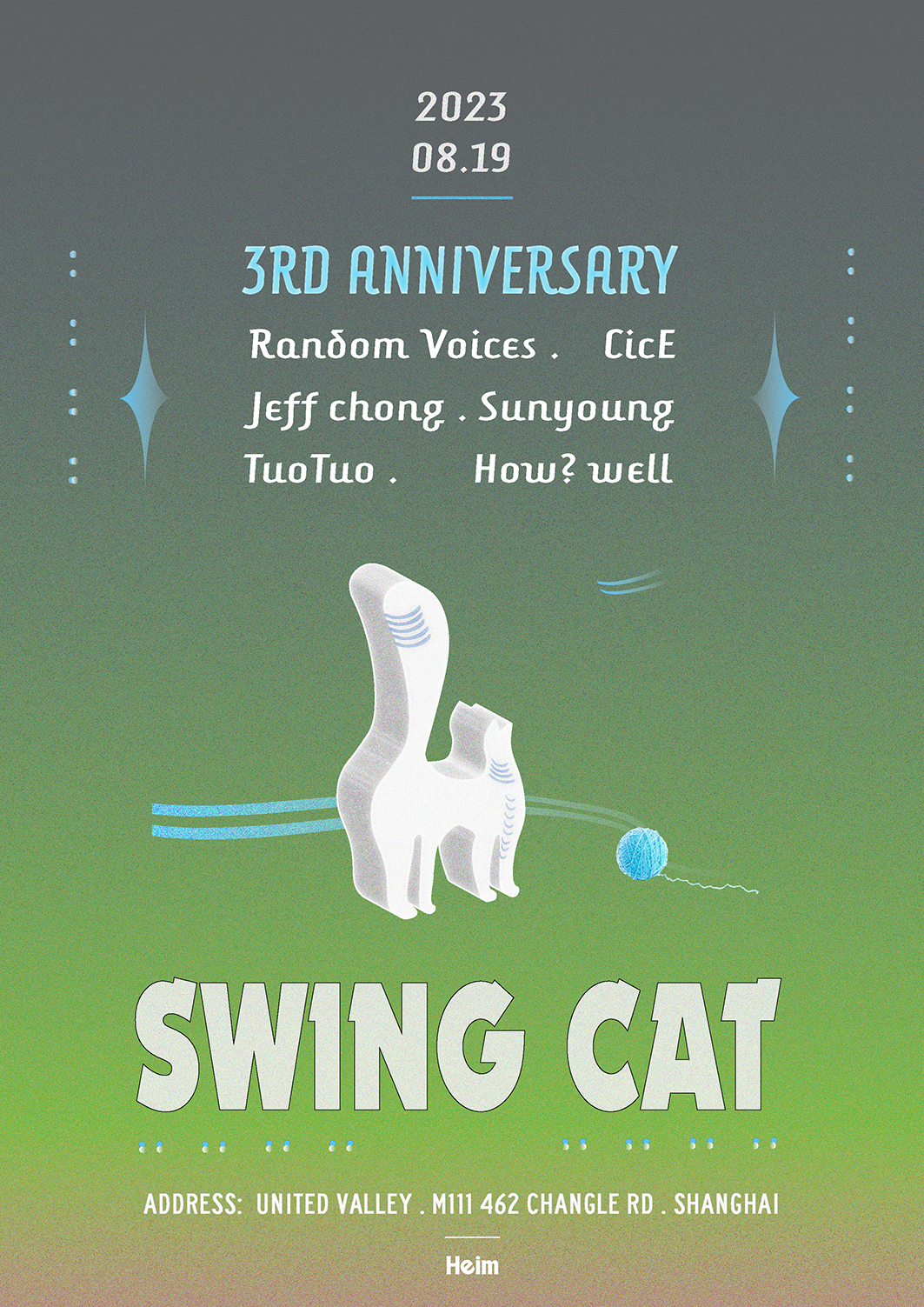 SWING CAT 3rd Anniversary - Página frontal