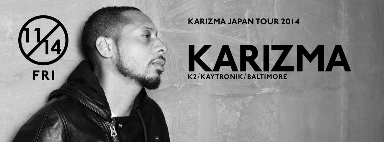 Karizma Japan Tour 2014 in Tokyo - フライヤー表