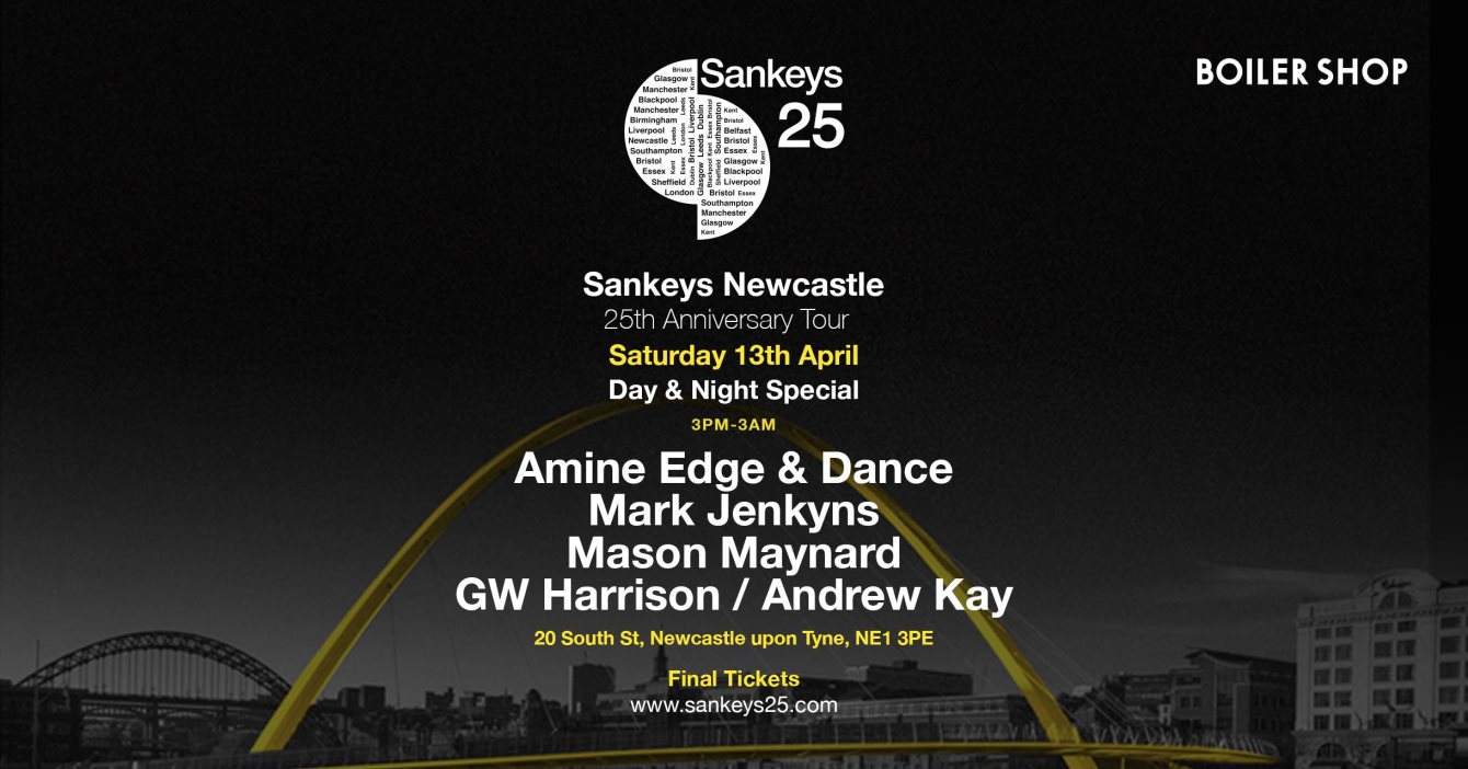 Sankeys25: Newcastle - Day & Night Special - Página frontal
