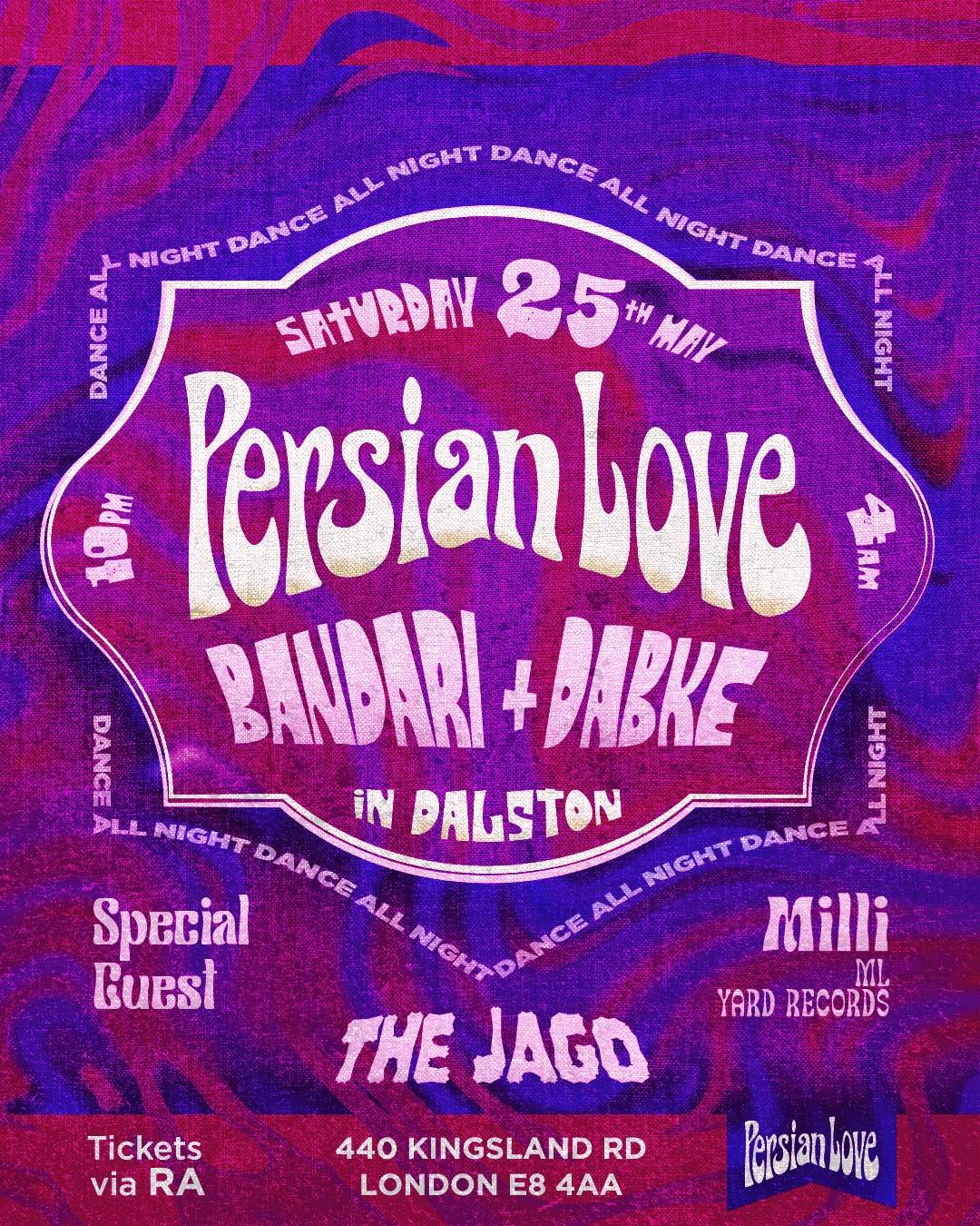 Persian Love: Bandari & Dabke ~ Bank Holiday Weekend Special in East London - Página frontal