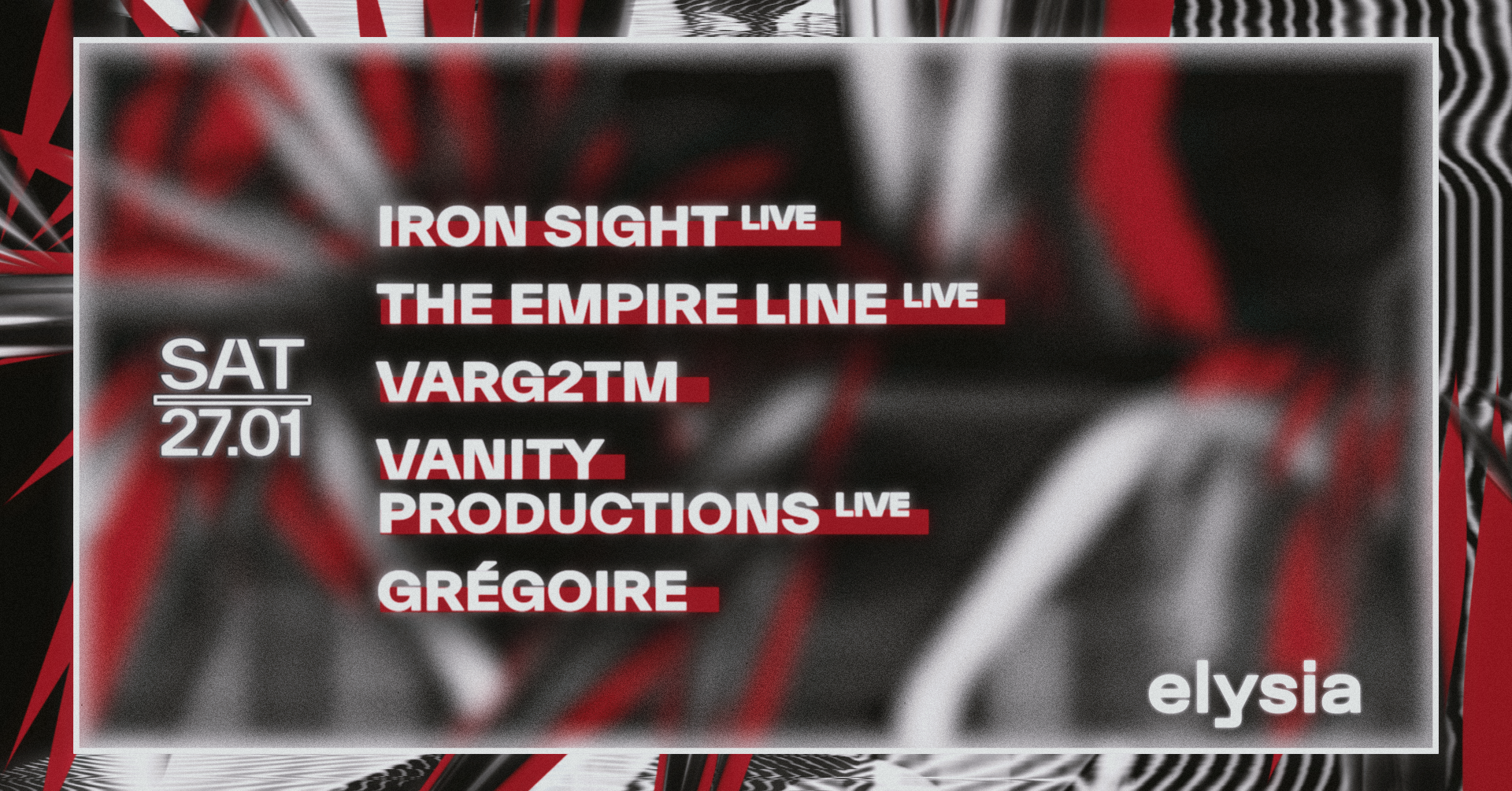 The Empire Line live & 15 years Posh Isolation Records - Página frontal