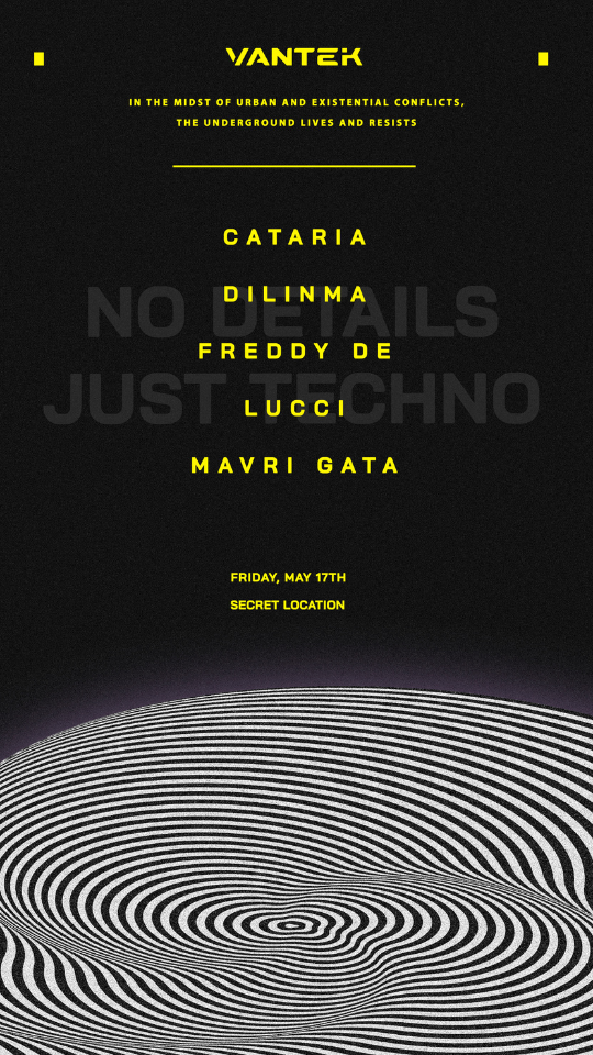 VANTEK PRESENTS: NO DETAILS, JUST TECHNO vol. 10 at Vantek Warehouse ...