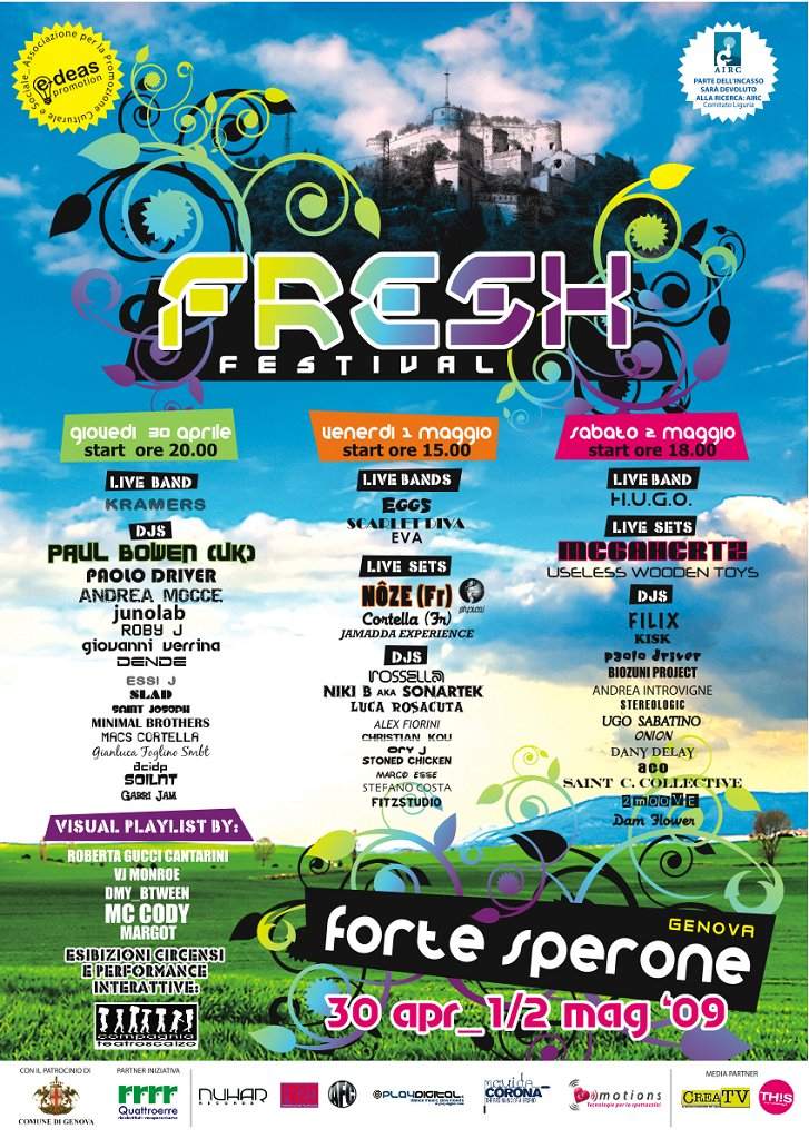 Fresh Festival 09 - Página frontal