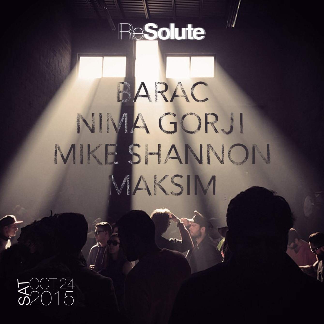 Resolute with Barac, Nima Gorji and Mike Shannon - Página frontal