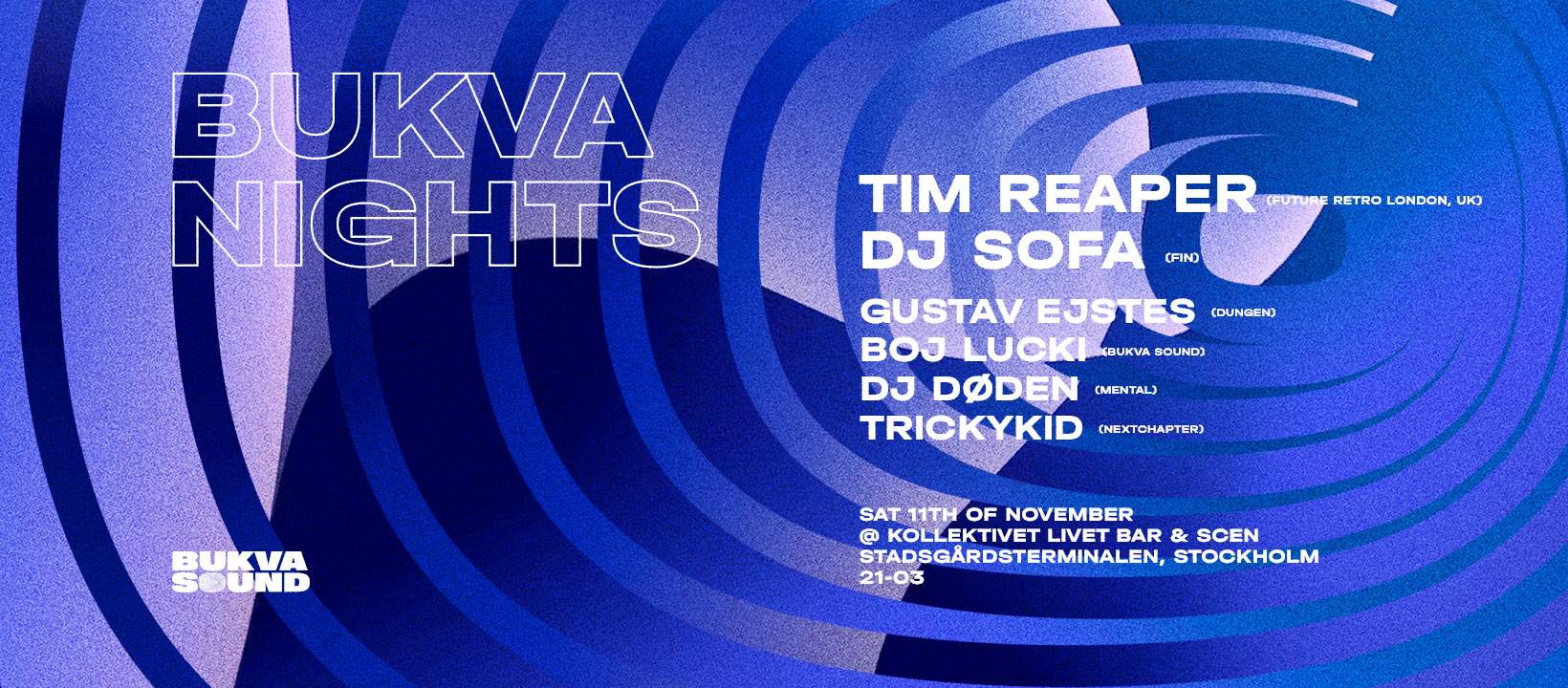 Bukva Sound presents: Tim Reaper [UK] + DJ Sofa (FIN) - Página frontal