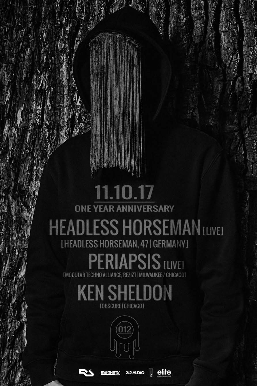 Obscure 012 - Headless Horseman (Live) - フライヤー表
