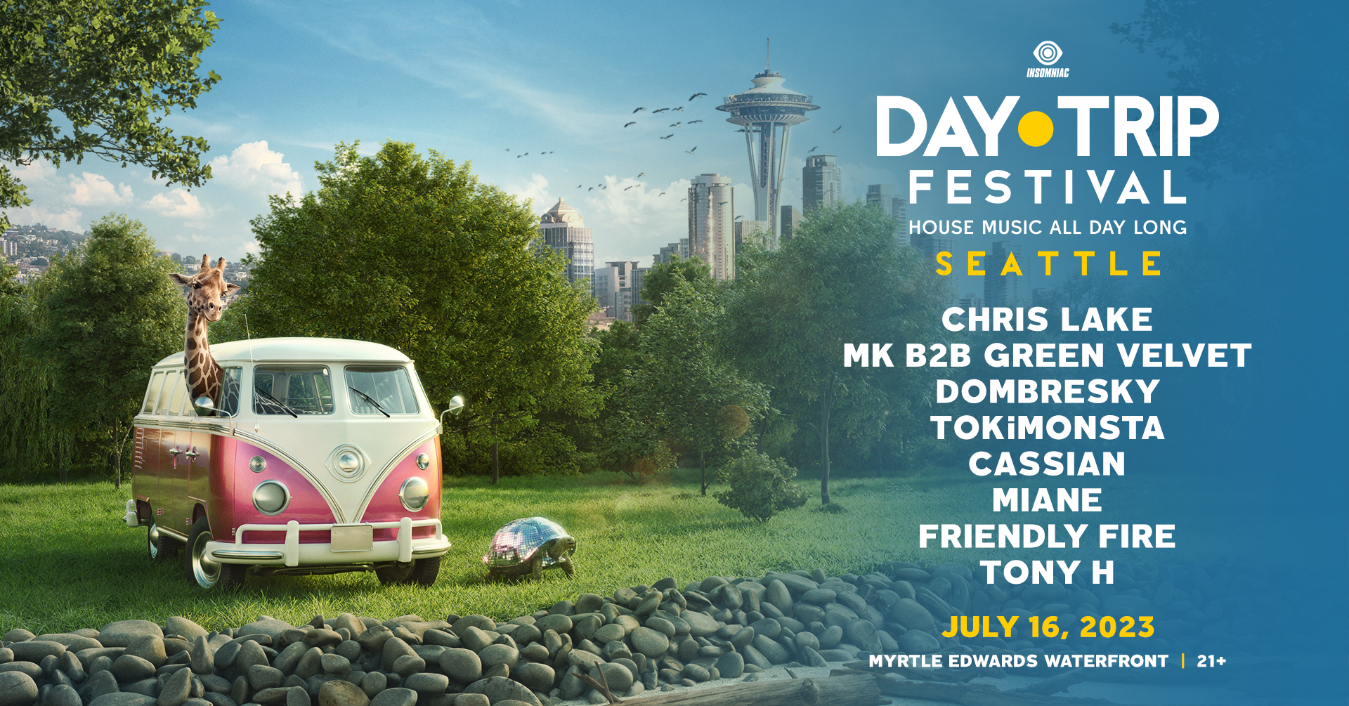 Day Trip Festival Seattle - フライヤー表