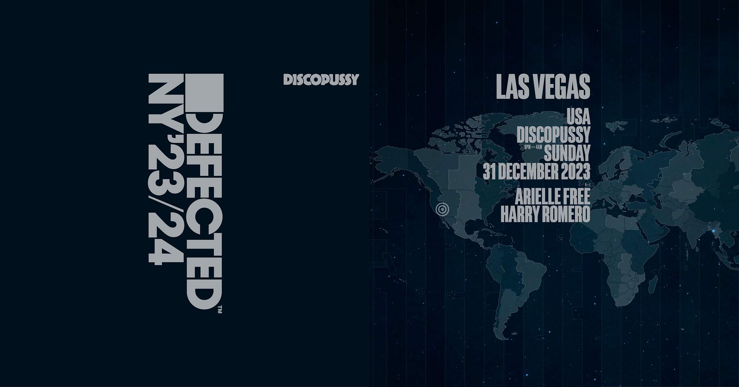 Defected Las Vegas NYE - フライヤー表