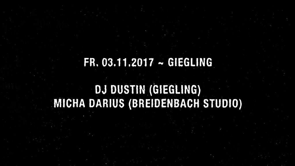 Giegling ~ mit DJ Dustin - フライヤー表