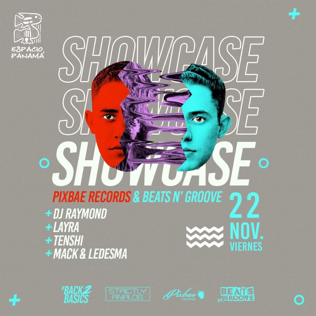 Showcase Pixbae & Beatsn'groove - フライヤー表
