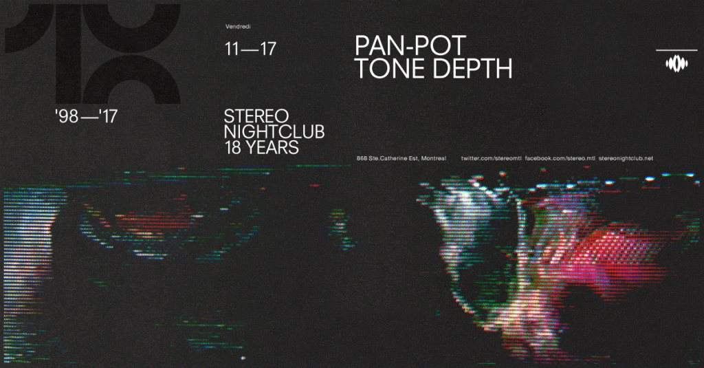 18 Yrs of Stereo: Pan-Pot - Tone Depth - Página frontal