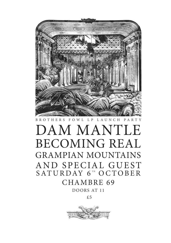 Dam Mantle LP Launch - Página frontal