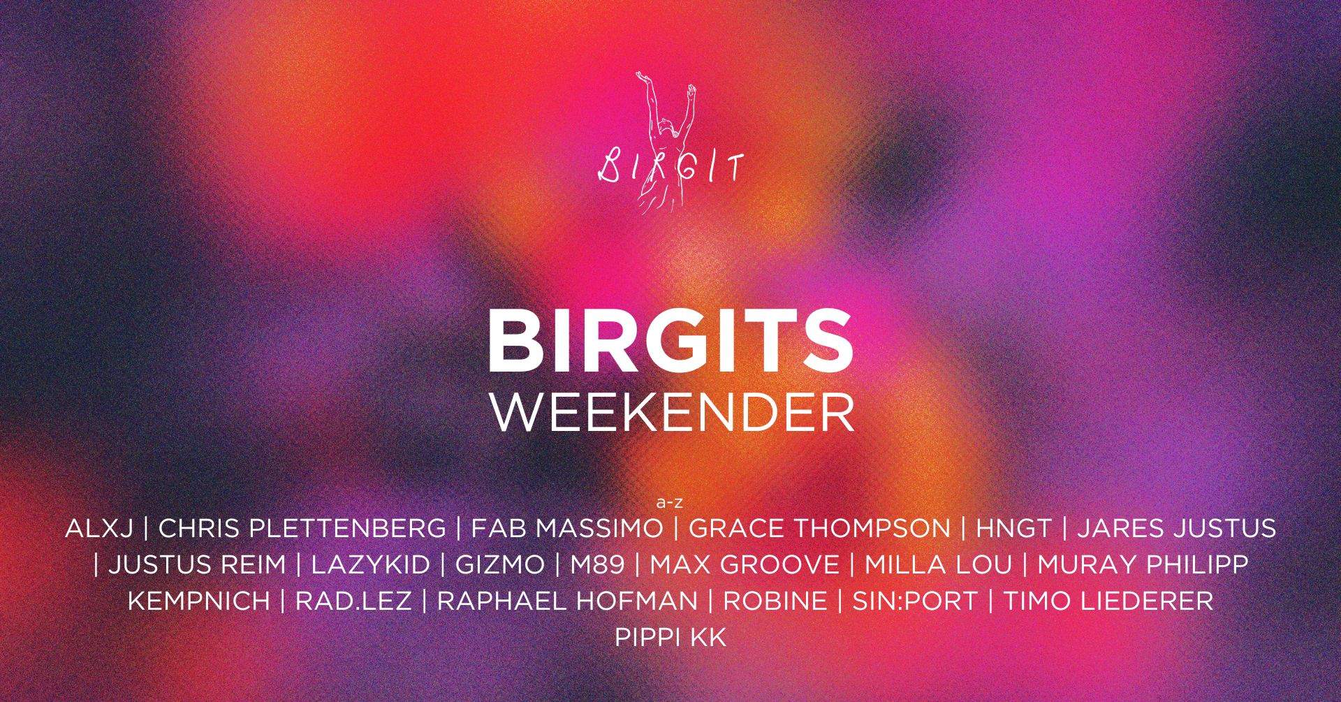 Birgits Weekender with Sin:port, Robine, Raphael Hofman, Fab Massimo, Grace Thompson uvm - Página frontal
