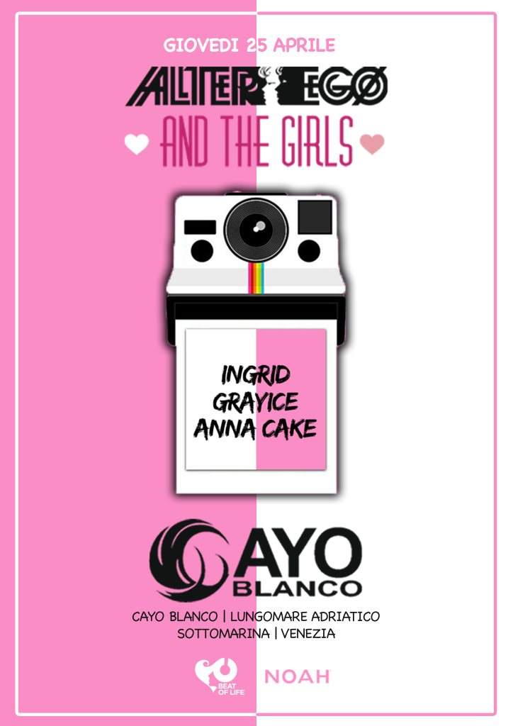 Alter Ego and the Girls with Ingrid, Grayice and Anna Cake - Página frontal