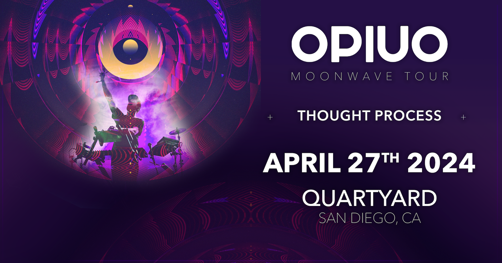 OPIUO: The Moonwave Tour - フライヤー表