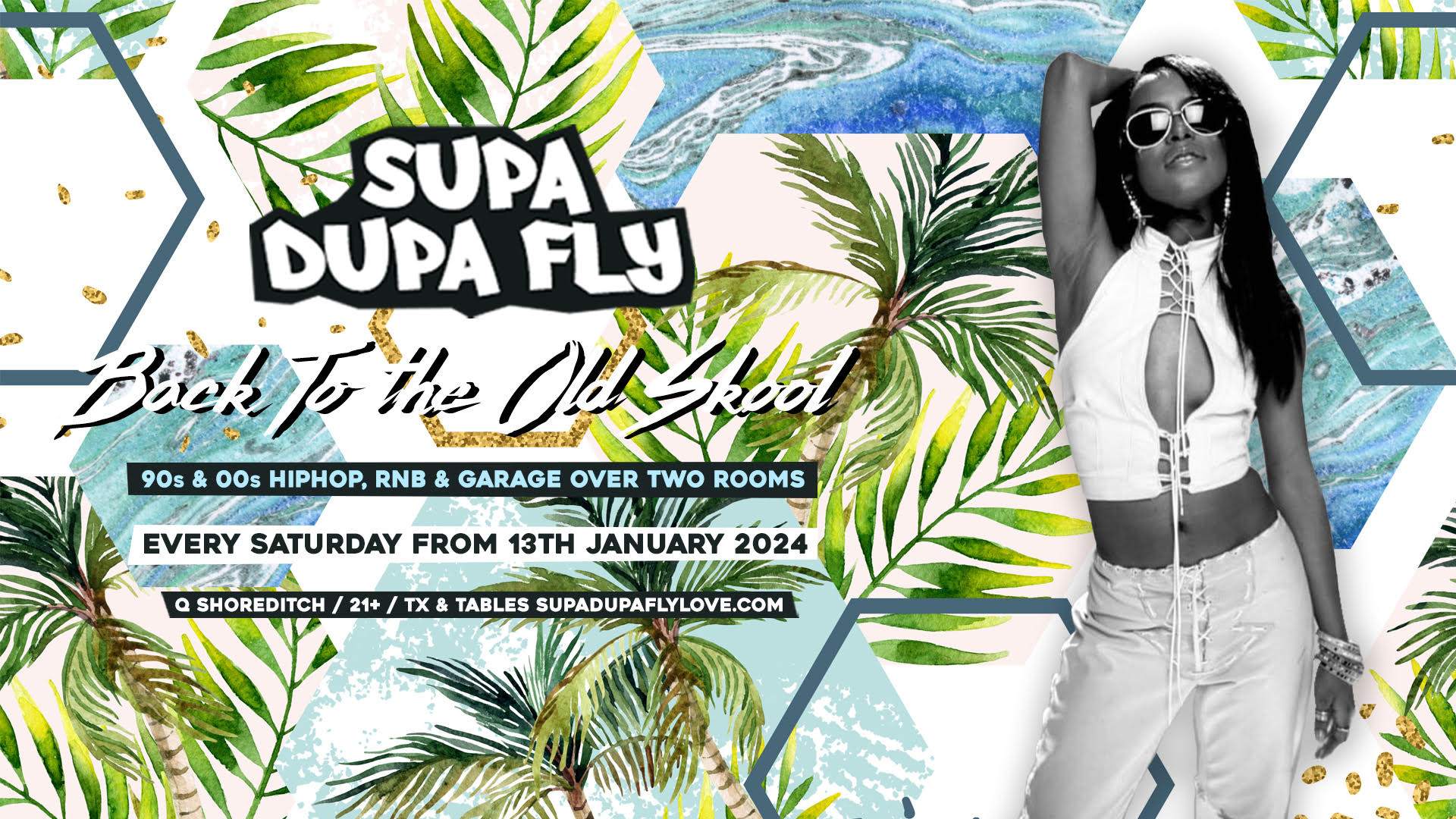 Supa Dupa Fly x Back To The Old Skool w/ DJ Luck & MC Neat - フライヤー表