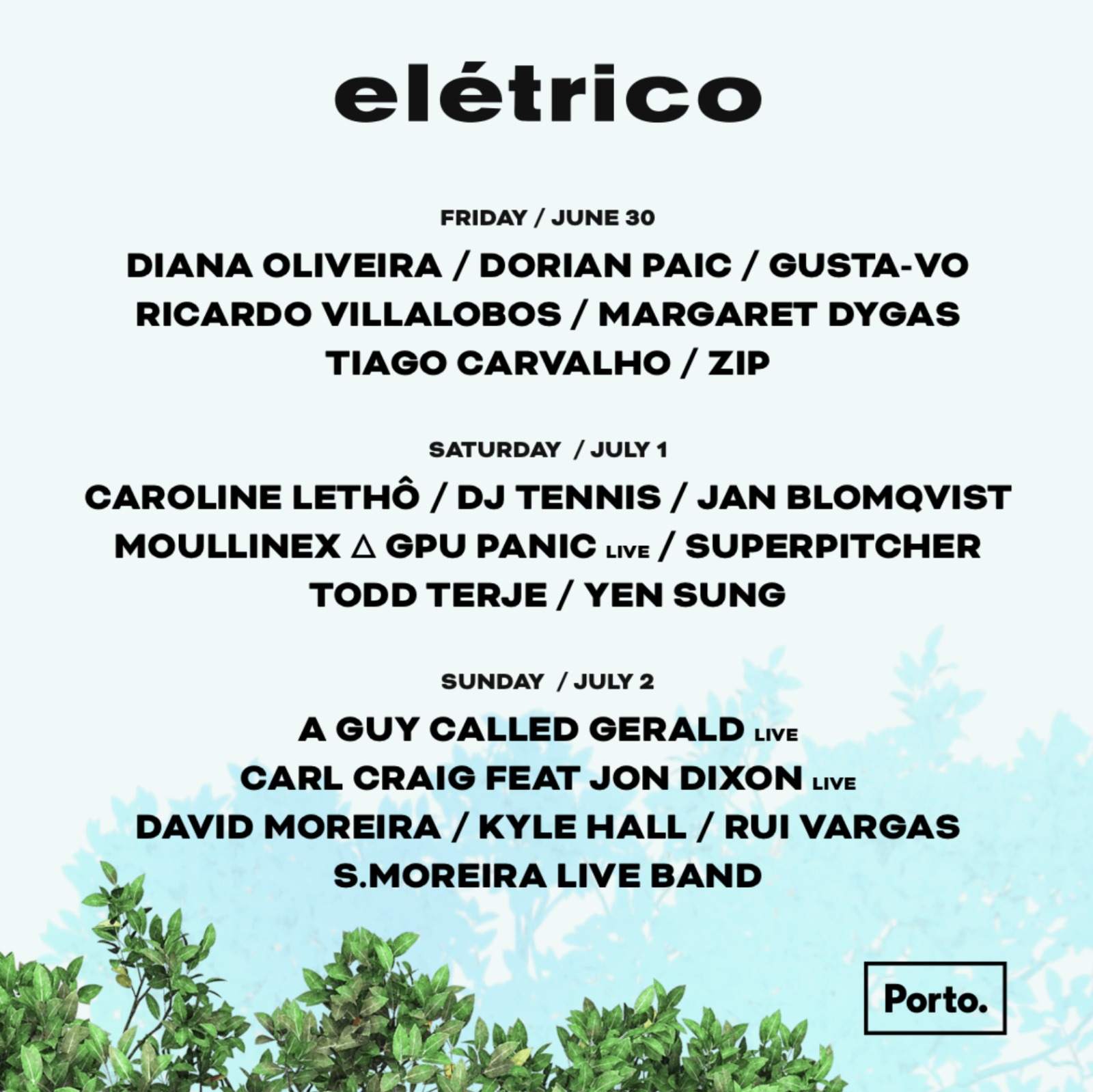 Elétrico Festival 2023  - Página trasera