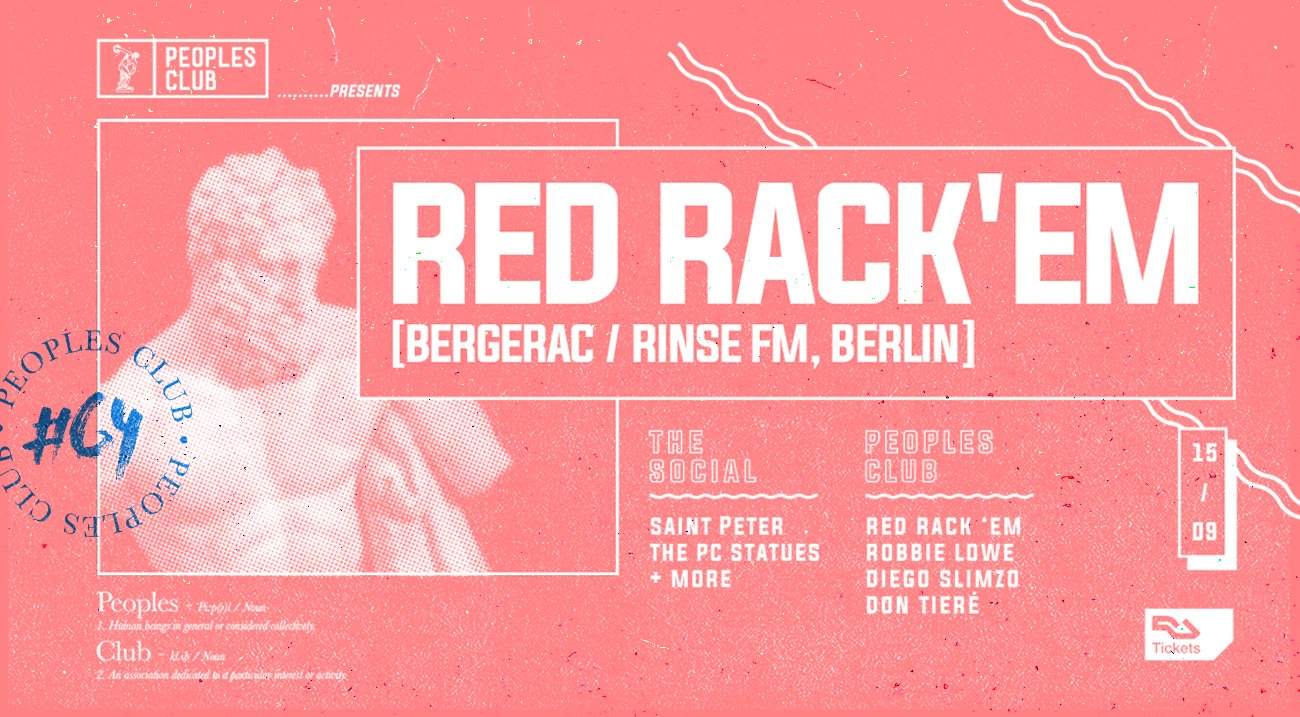 Red Rack'em - Peoples Club - Página frontal