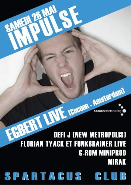 Impulse with Egbert Live - Página frontal