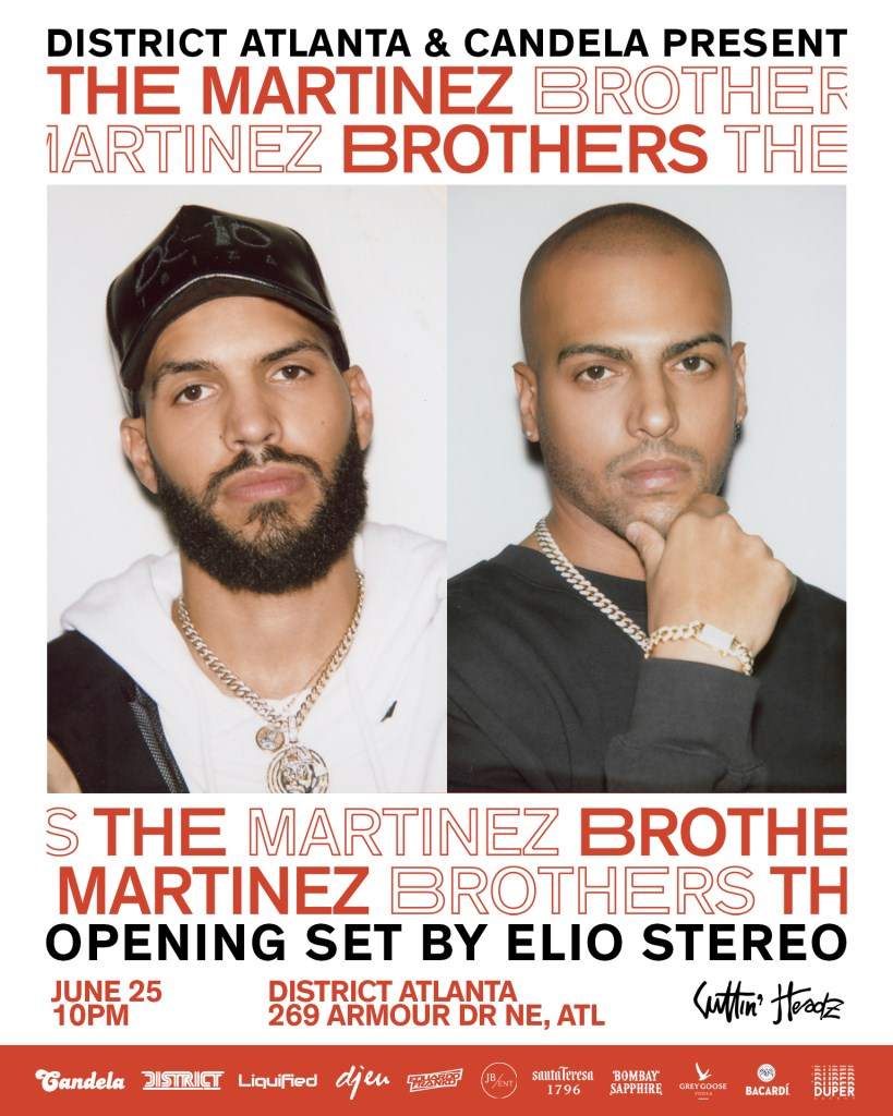 District & Candela present: The Martinez Brothers - フライヤー表