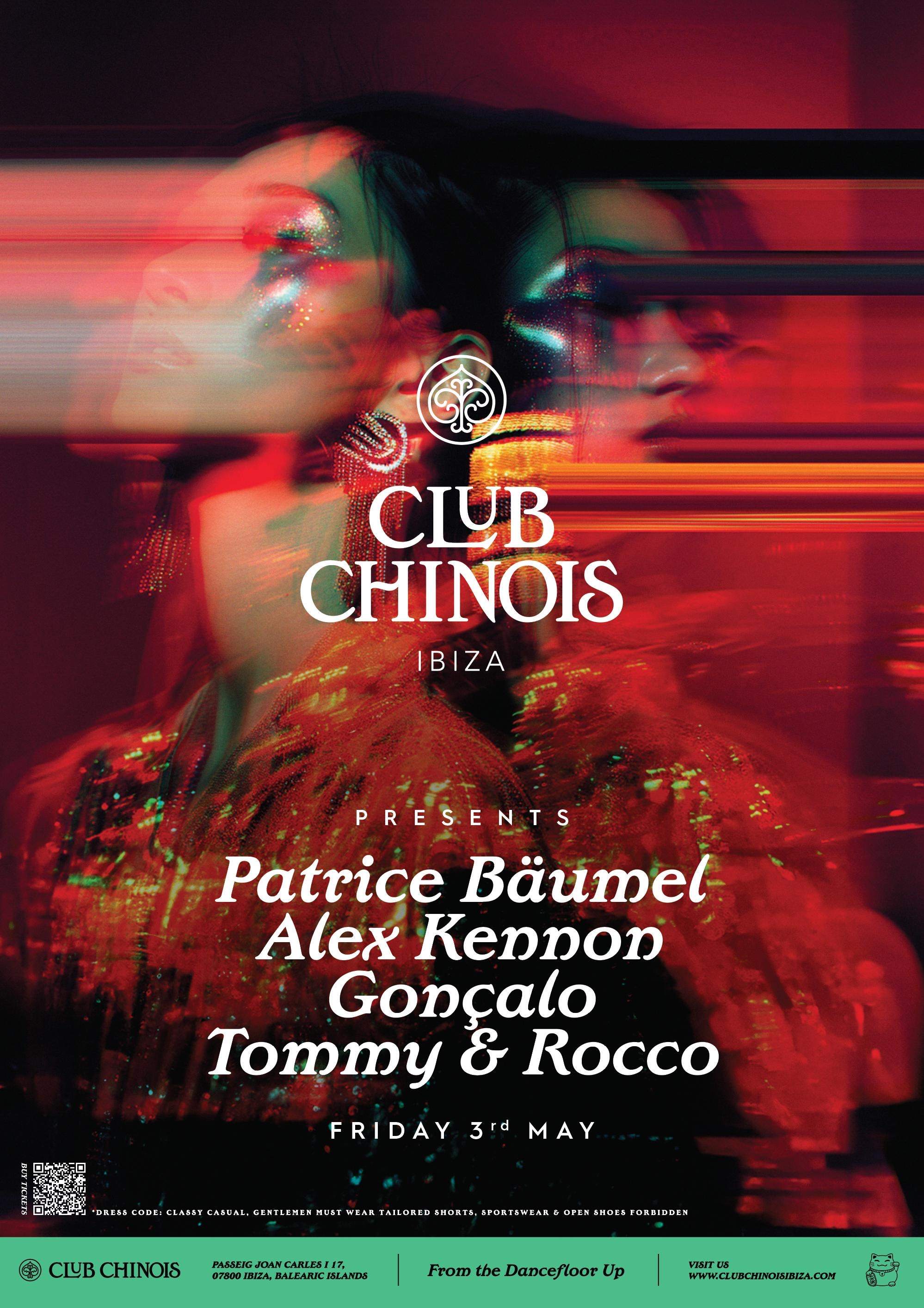 Club Chinois Ibiza presents Patrice Baumel, Alex Kennon, Gonçalo, Tommy & Rocco - Página frontal