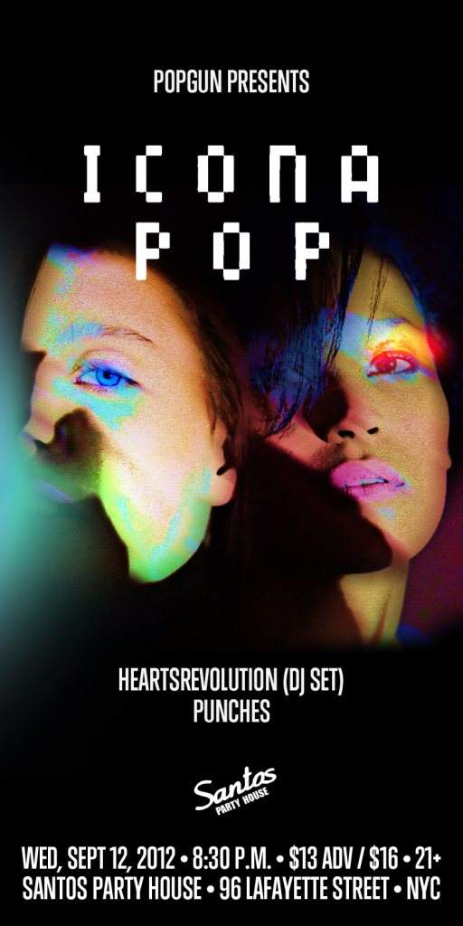 Popgun presents... Icona Pop, Heartsrevolution (DJ Set), Punches - Página frontal