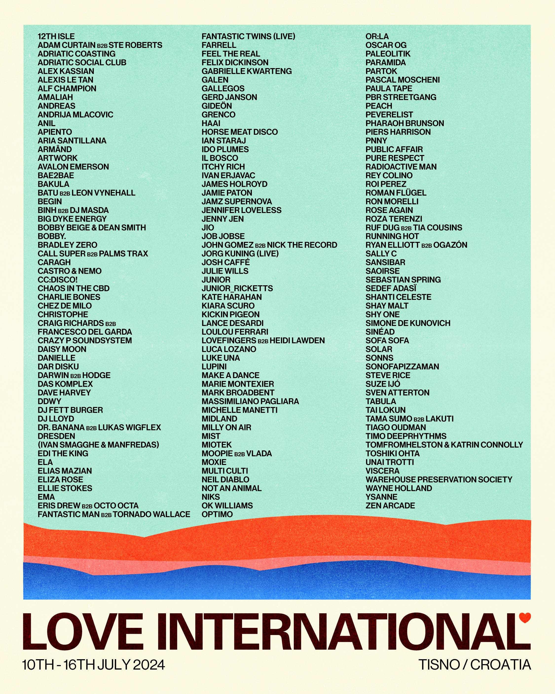 Love International 2024 - フライヤー表