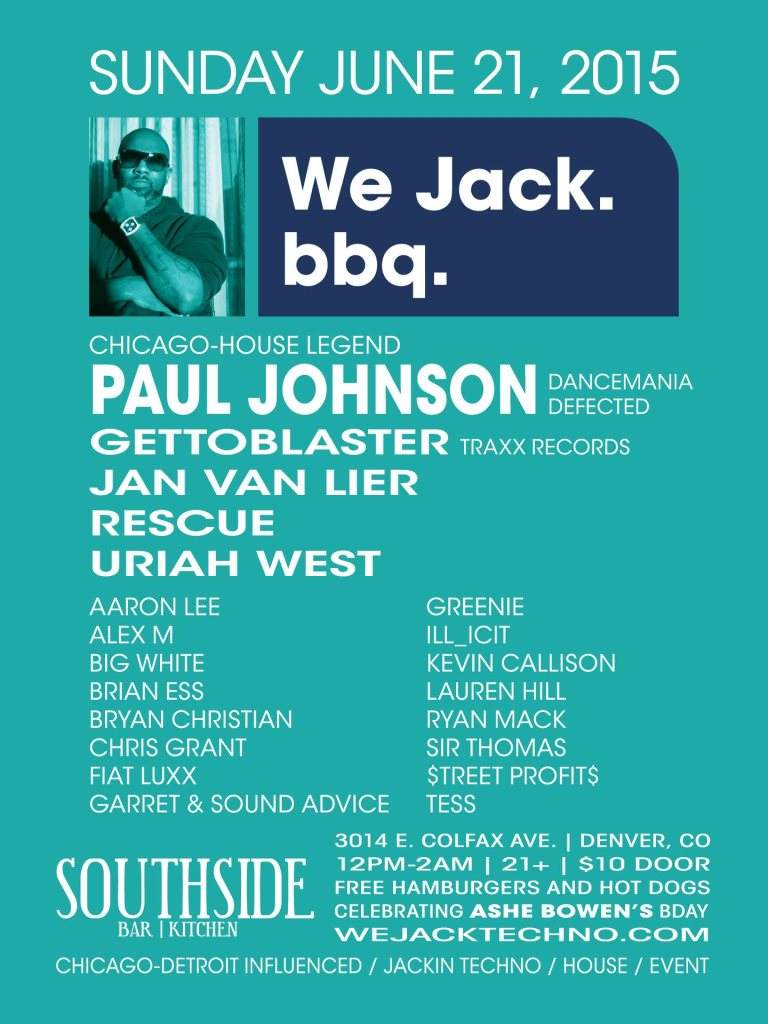 We Jack BBQ Feat. Paul Johnson - Página frontal