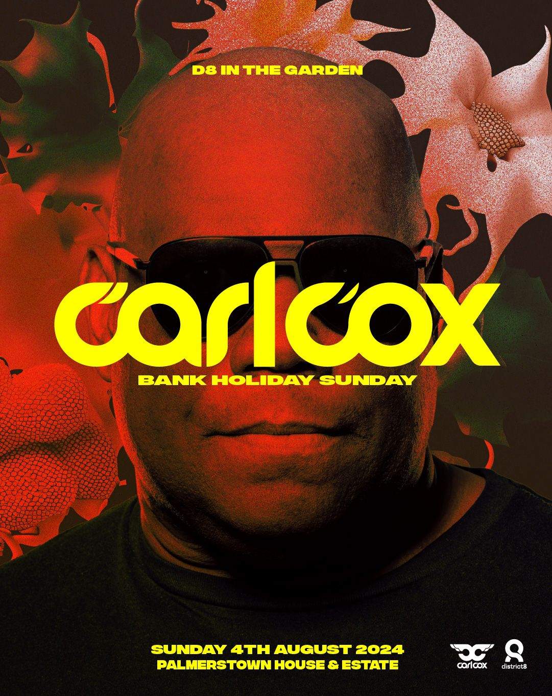 D8 In The Garden - Carl Cox - フライヤー裏