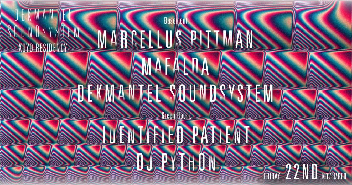 Marcellus Pittman + Mafalda + Dekmantel Soundsystem + Identified Patient + DJ Python - Página trasera