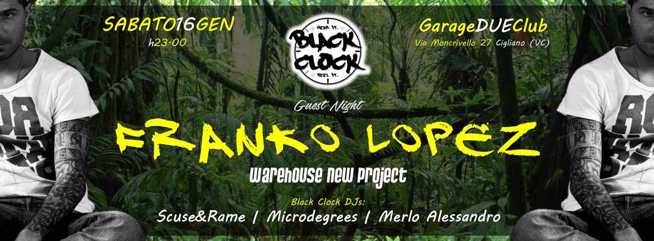 Guest Night with Franko Lopez - フライヤー表