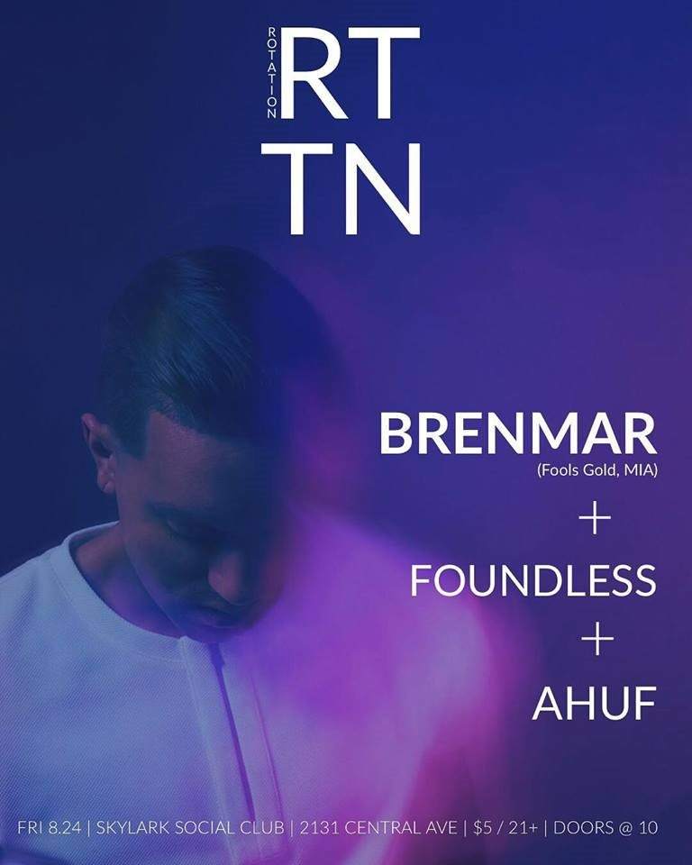 Rotation Feat. Brenmar, Foundless & A-HUF - フライヤー表