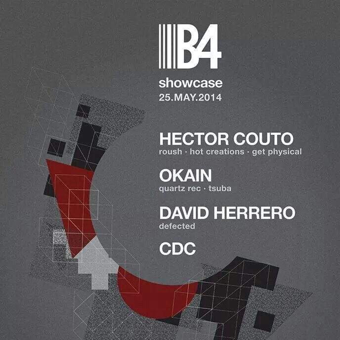 B4 Showcase with Hector Couto / Okain / David Herrero - フライヤー表