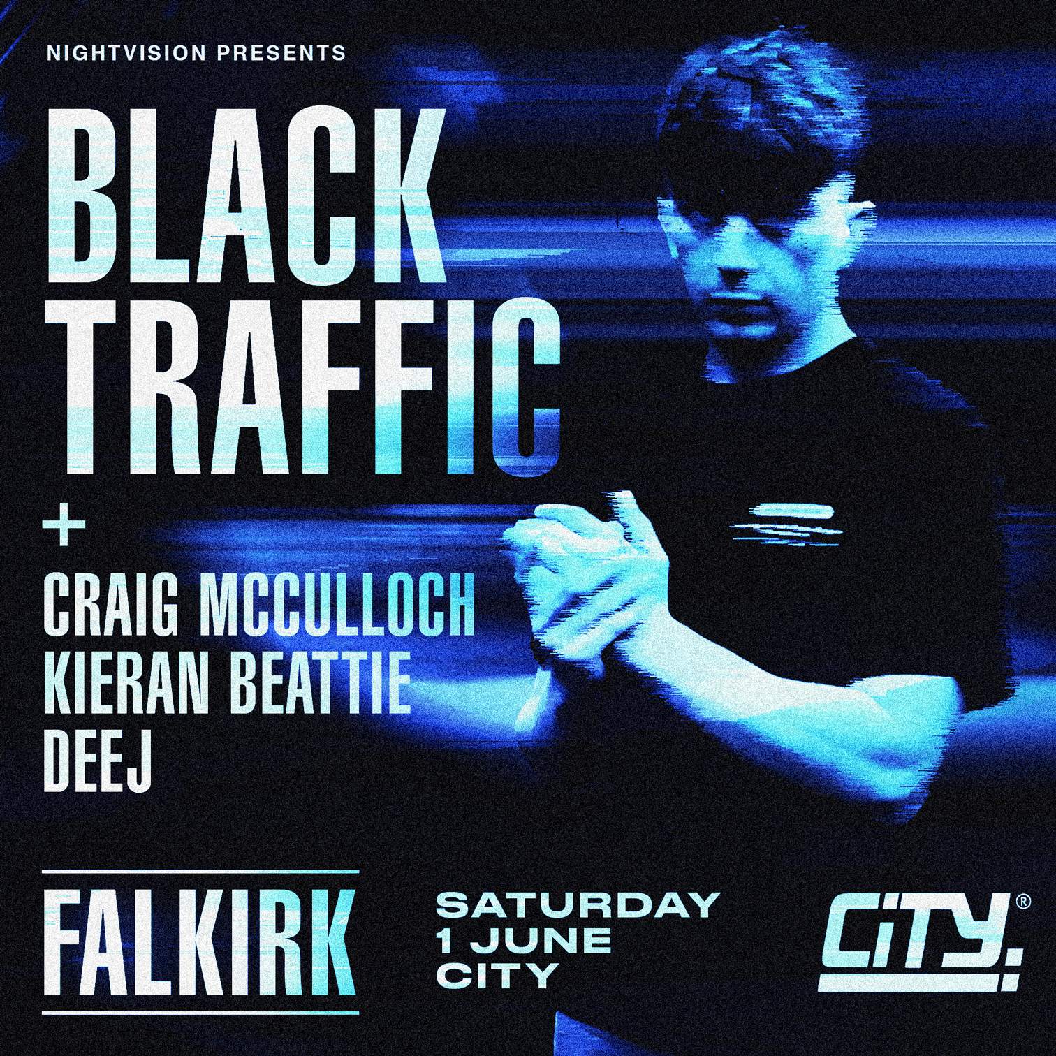 Black Traffic Scottish Tour - Falkirk - フライヤー表
