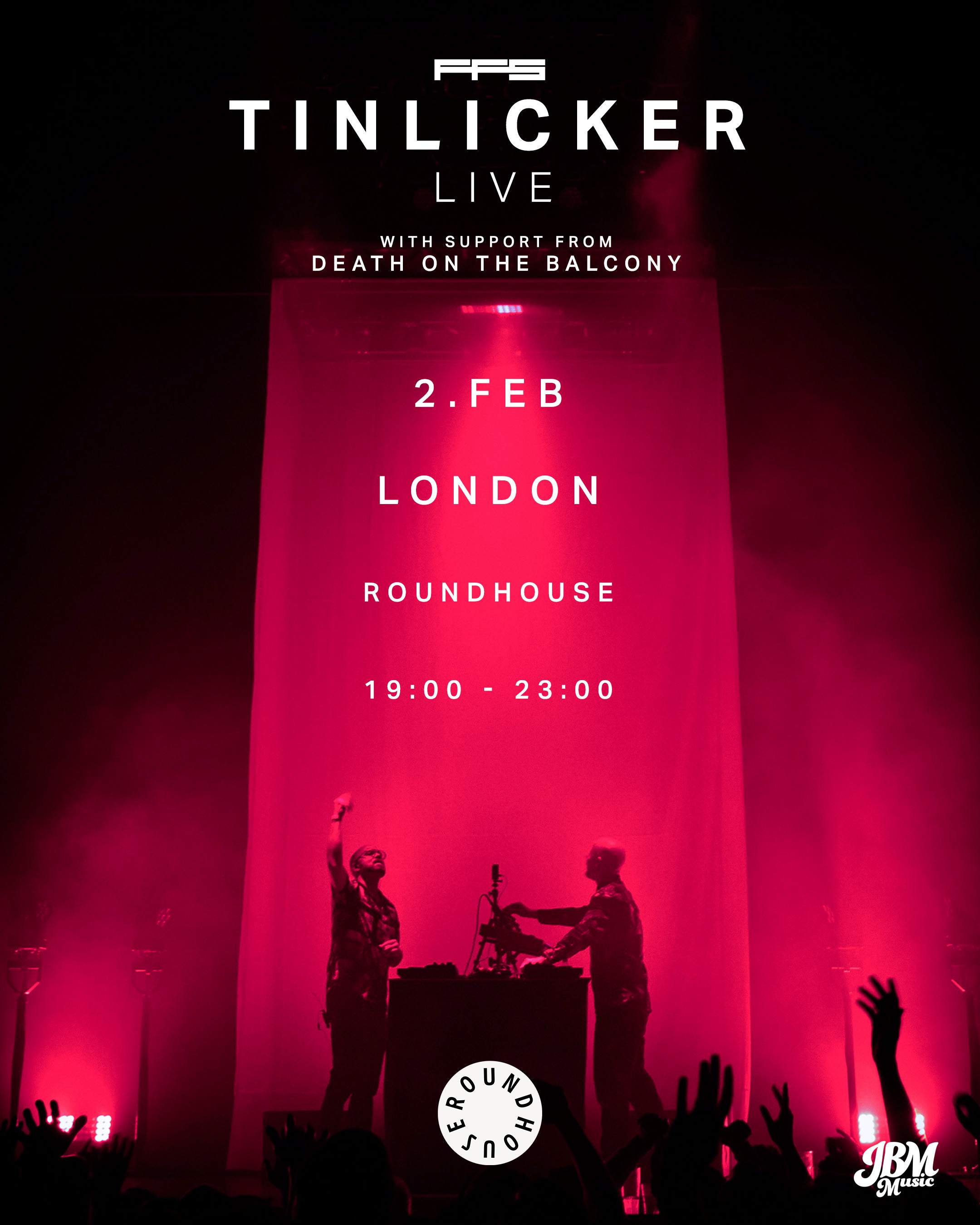 Tinlicker Live - London - Página trasera