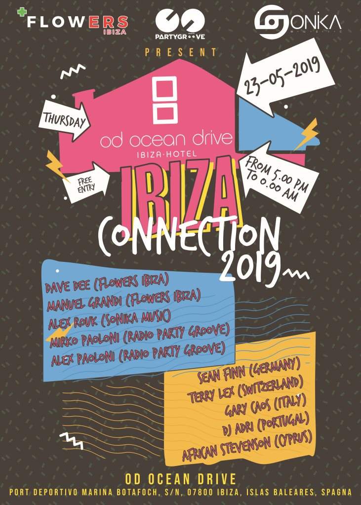 Ibiza Connection 2019 - フライヤー表