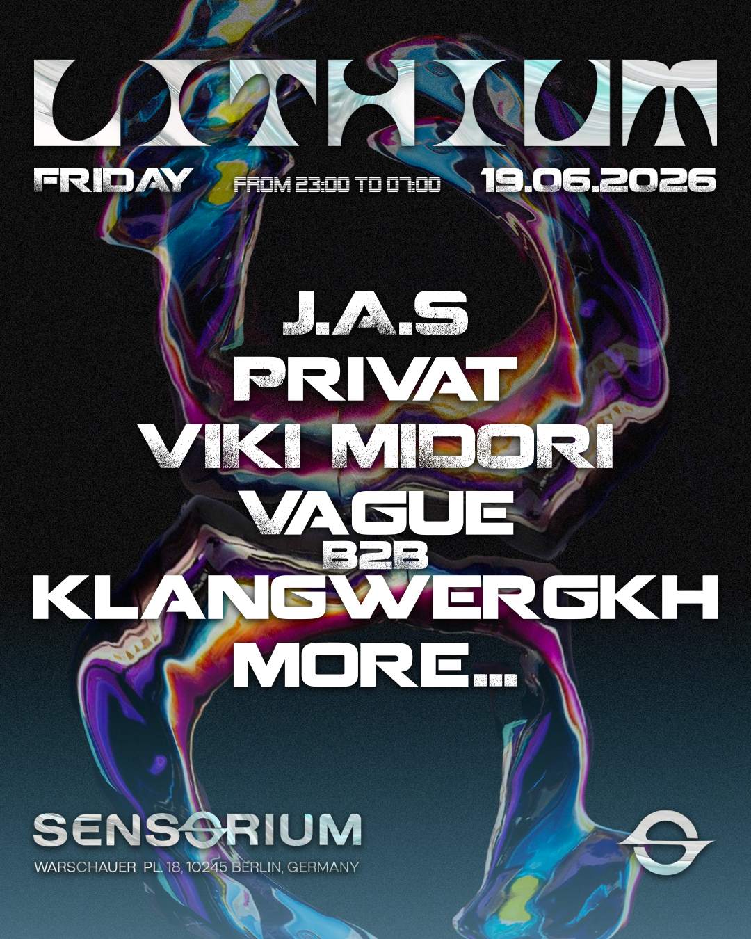 Lithium at Sensorium, Berlin · Tickets