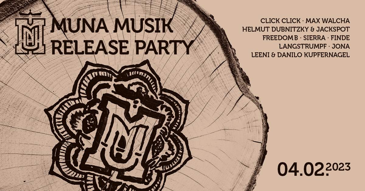 Muna Musik Releaseparty - フライヤー表