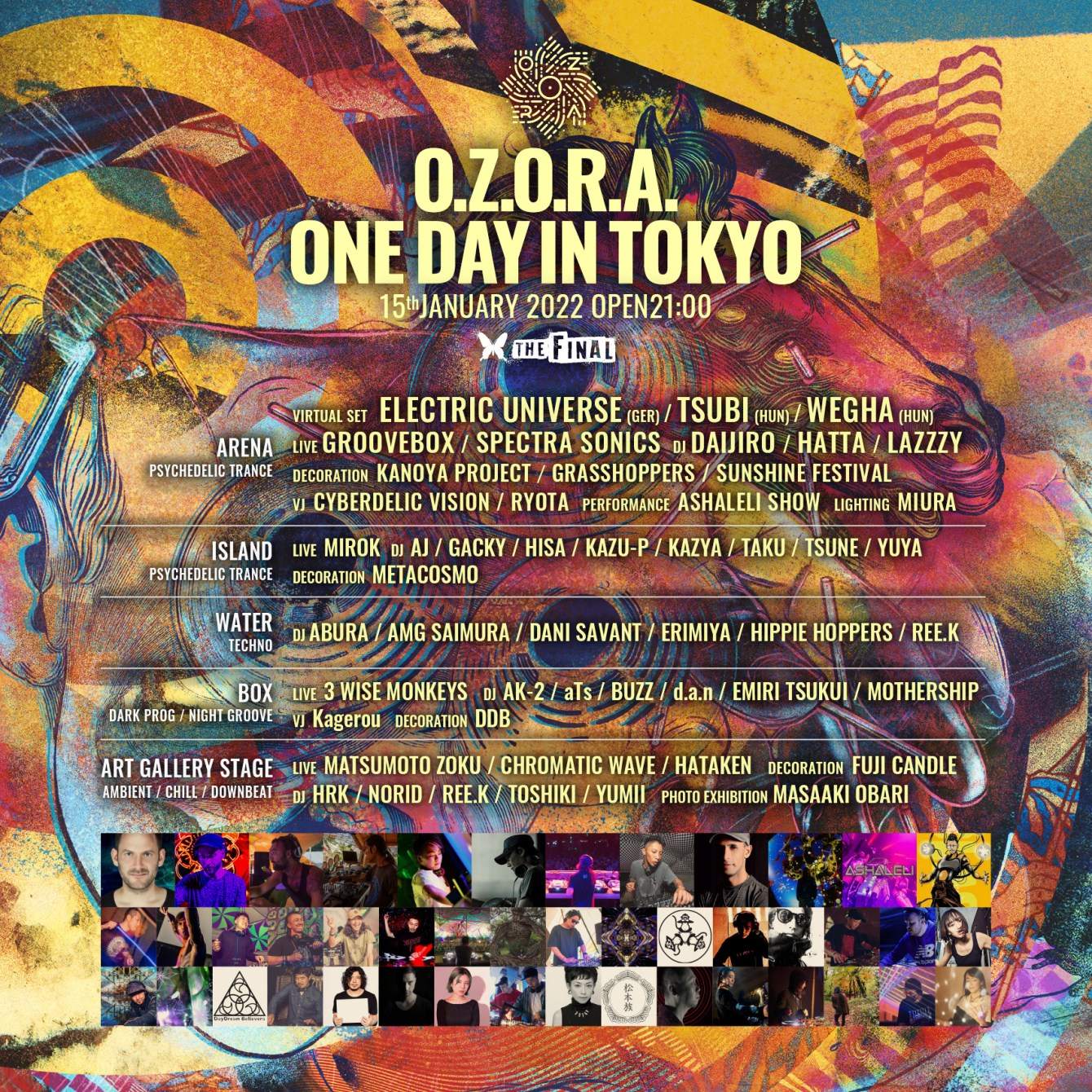 O.Z.O.R.A. One Day in Tokyo 2022 at ageHa, Tokyo