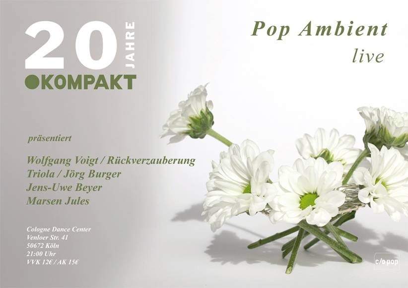 20 Jahre Kompakt Präsentiert POP Ambient Live - Página frontal